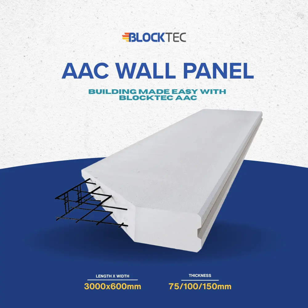 Blocktec AAC Wall Panel (Double Mesh)