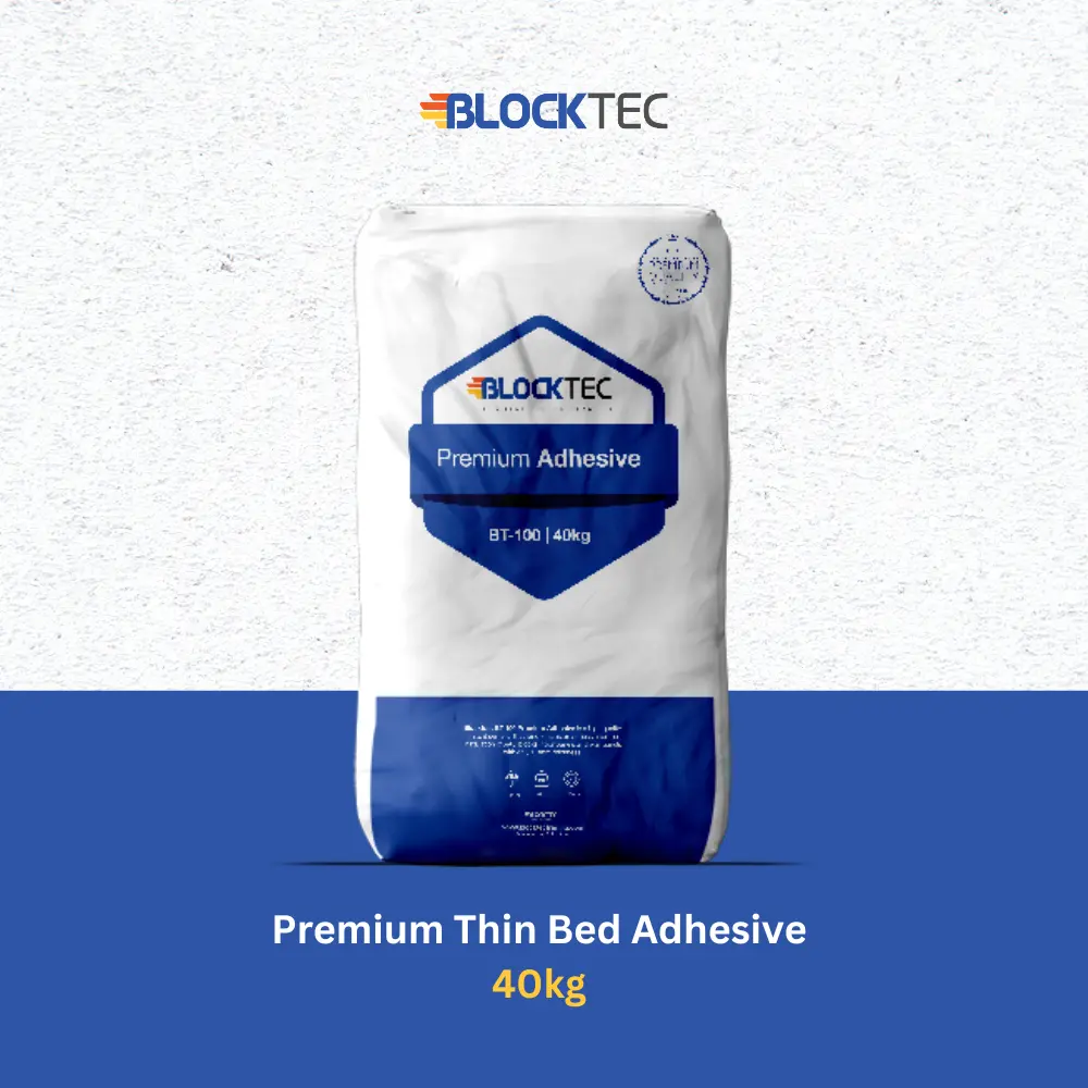 [BT-100] Blocktec Premium Thin Bed Adhesive 40kg (White)